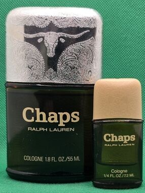 Vintage Chaps Ralph Lauren Cologne 1.8 Fl Oz 90% Full Warner Cosmetics